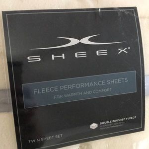 Sheex twin fleece sheets set